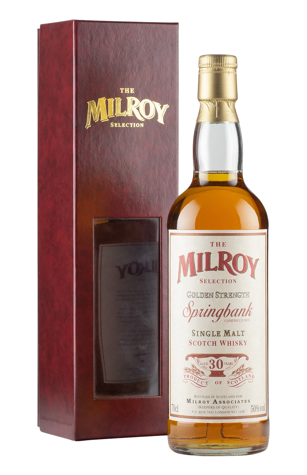 Springbank 30 Year Old The Milroy Selection