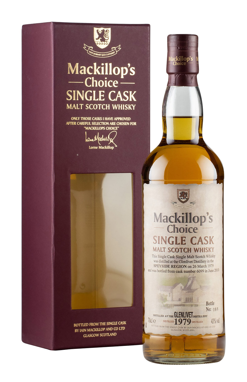 Glenlivet 32 Year Old Mackillop`s Choice Cask 6099 1979