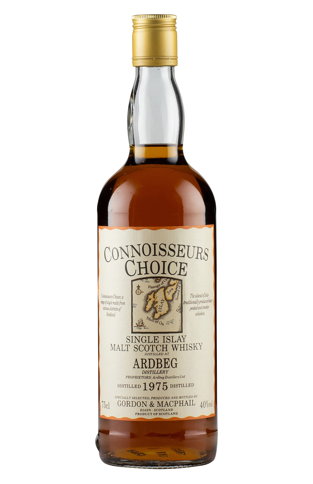 Ardbeg Map Label Connoisseurs Choice Gordon & MacPhail 1975