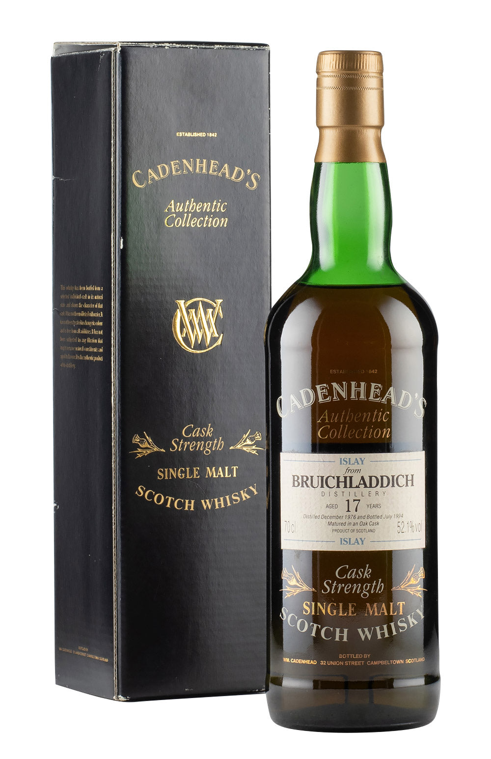 Bruichladdich 17 Year Old Cadenheads Authentic Collection 1976