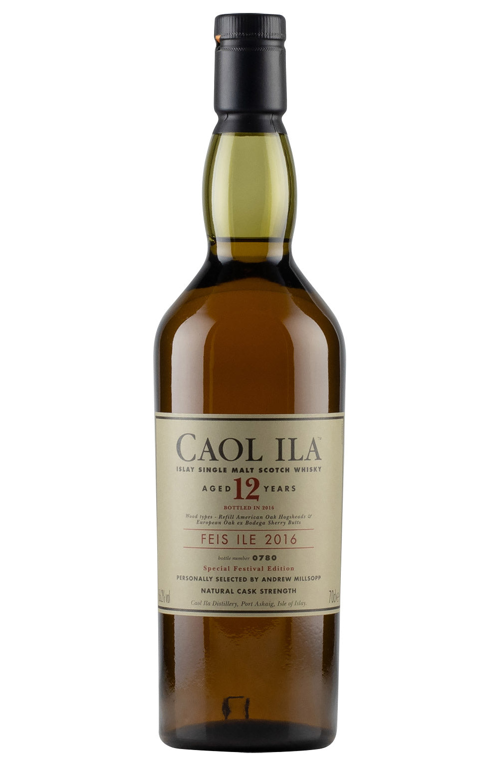 Caol Ila 12 Year Old Feis Ile Bottles 2016