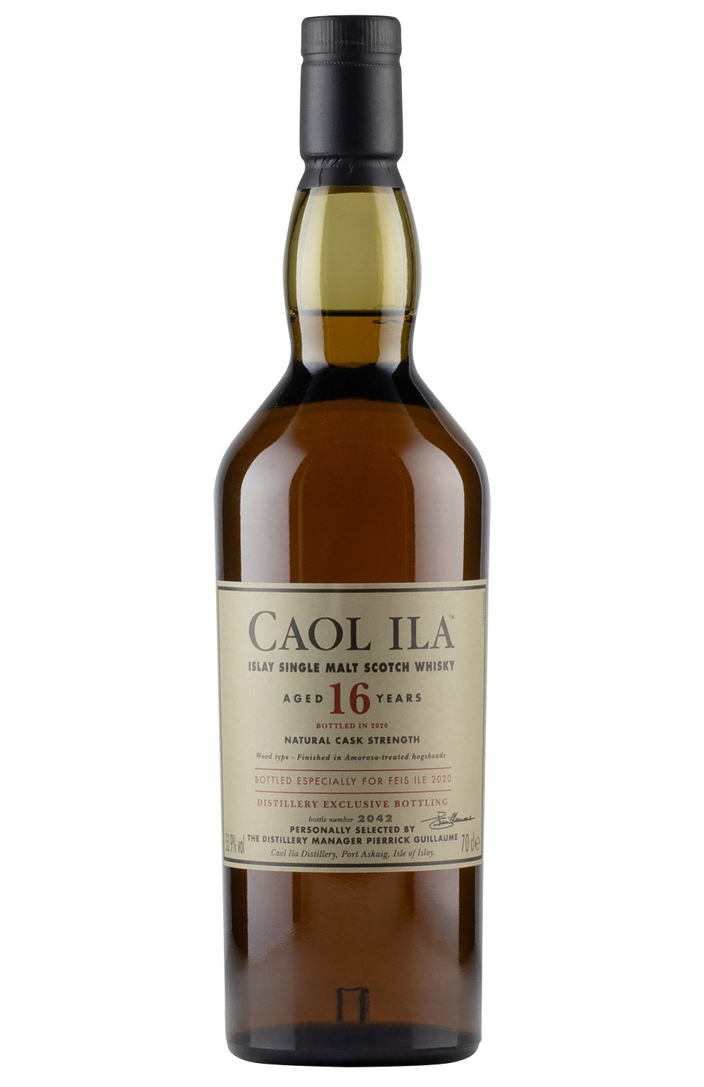 Caol Ila 16 Year Old Feis Ile (Bottled 2020)