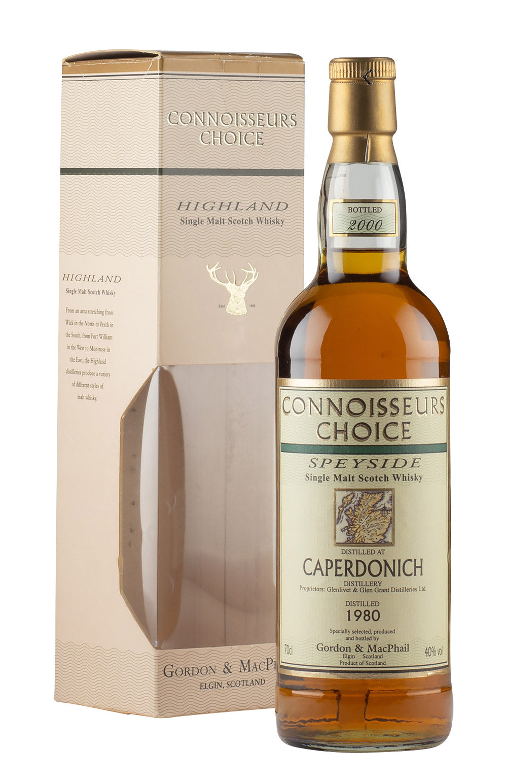 Caperdonich Connoisseurs Choice Gordon & MacPhail (Bottled 2000) 1980