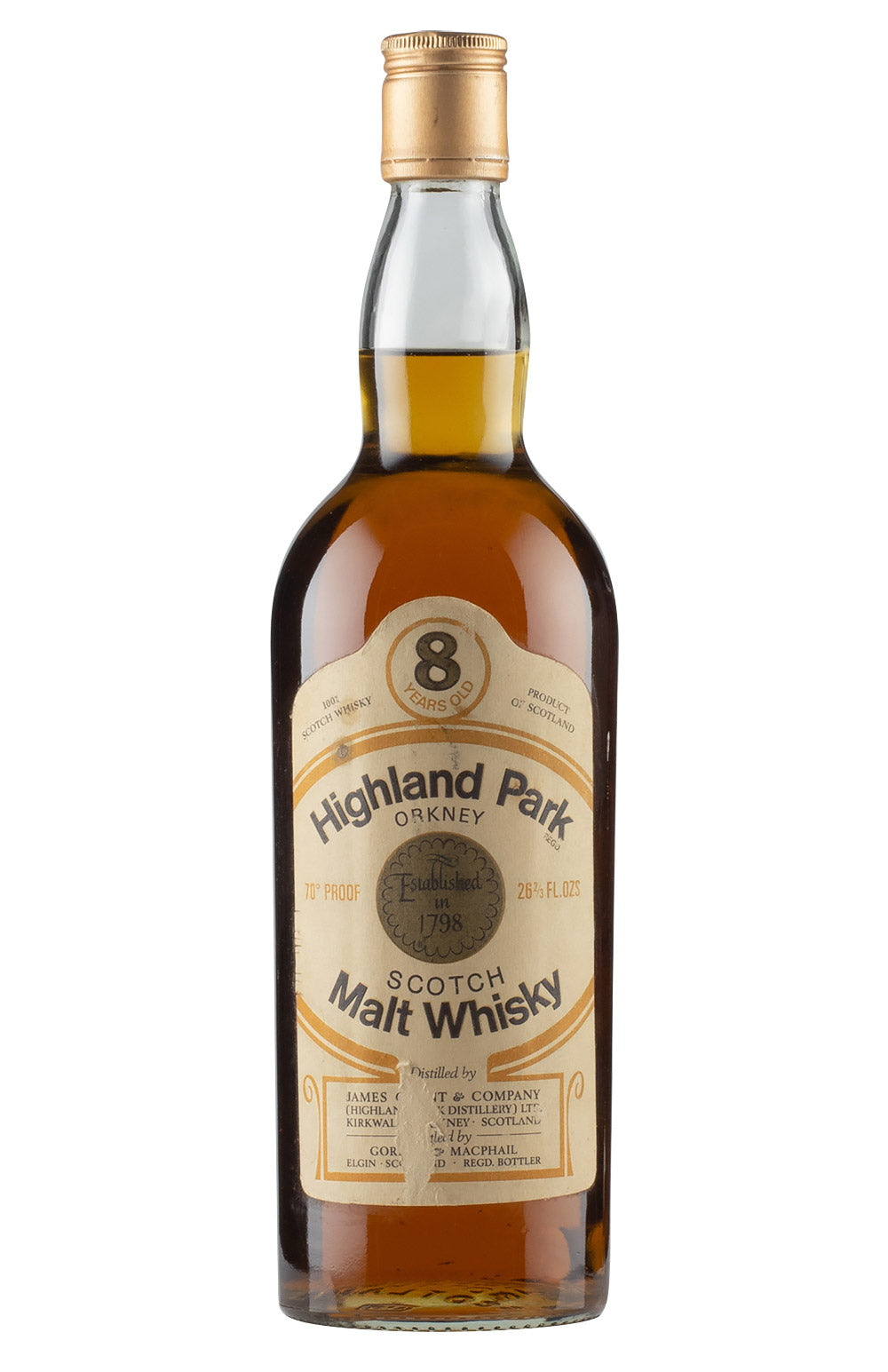 Highland Park 8 Year Old c. 1970s Gordon & Macphail