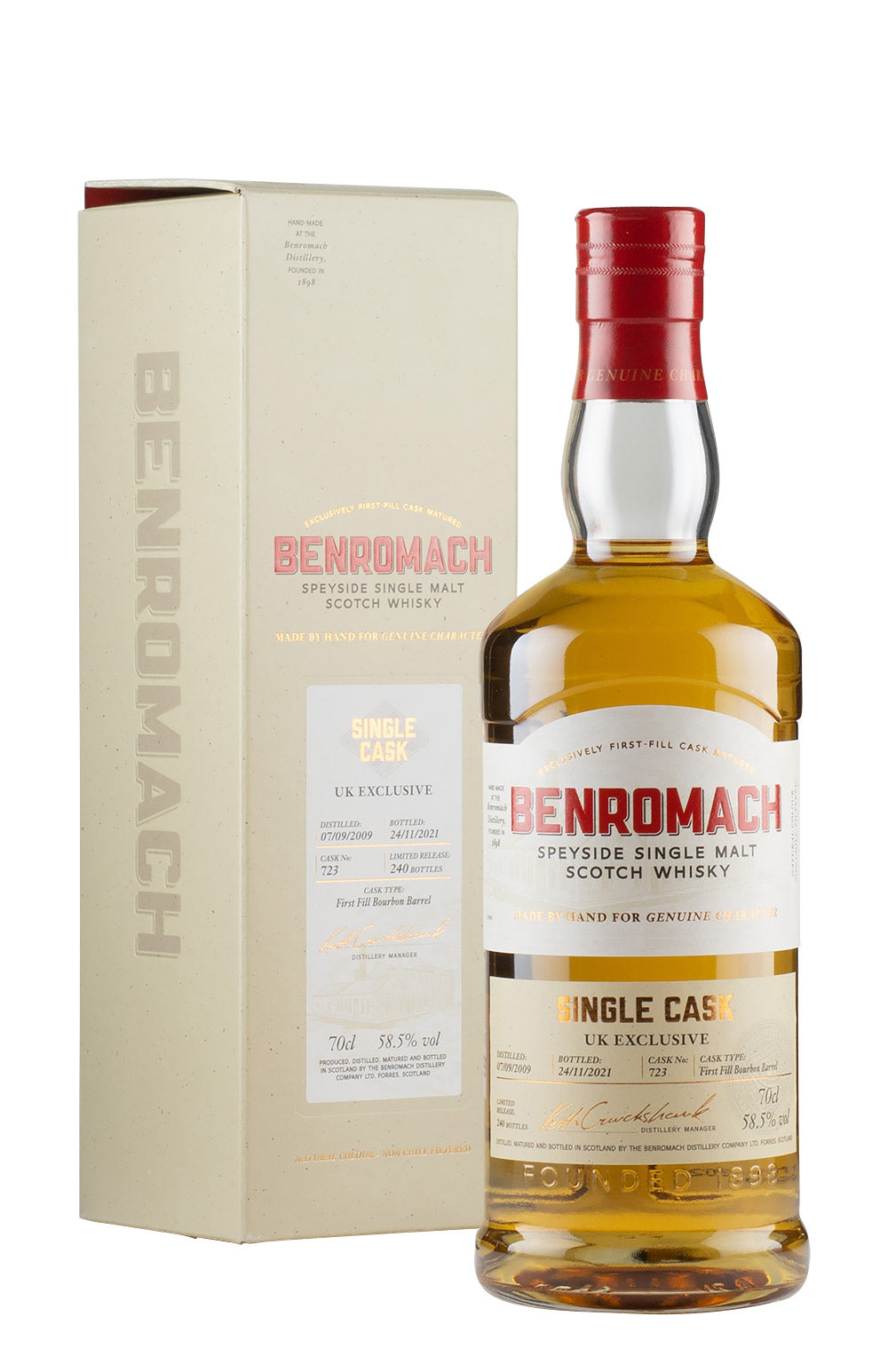 Benromach 12 Year Old Single Cask #723 2009