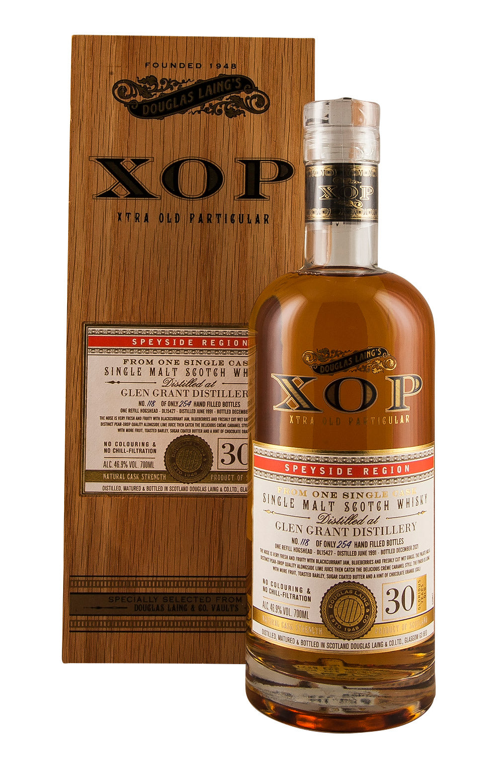 Glen Grant 30 Year Old Xtra Old Particular 1991