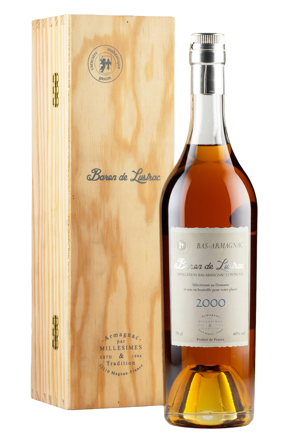 Baron de Lustrac Vintage Armagnac 2000