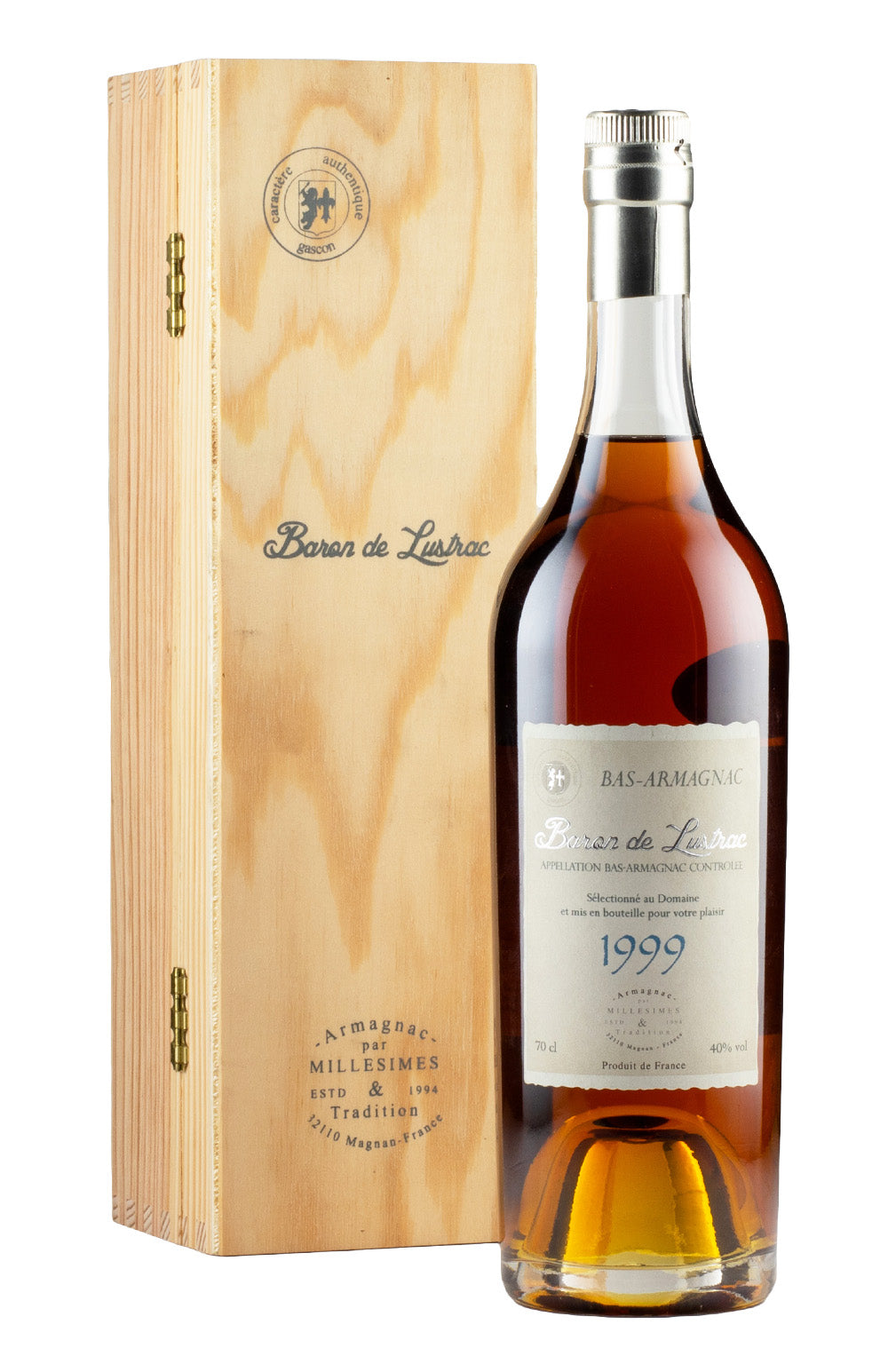 Baron de Lustrac Vintage Armagnac 1999