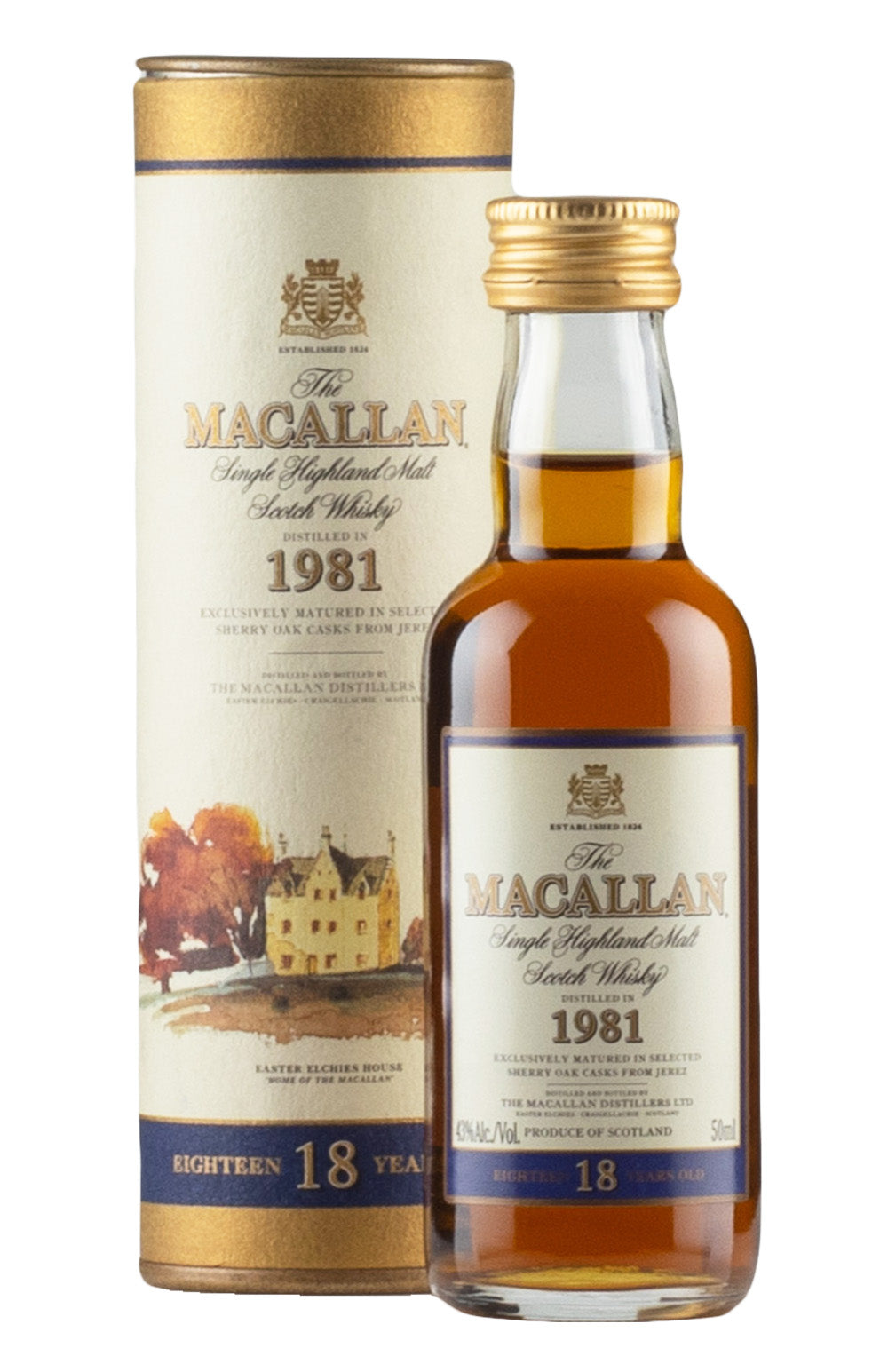 Macallan 18 Year Old 5cl 1981