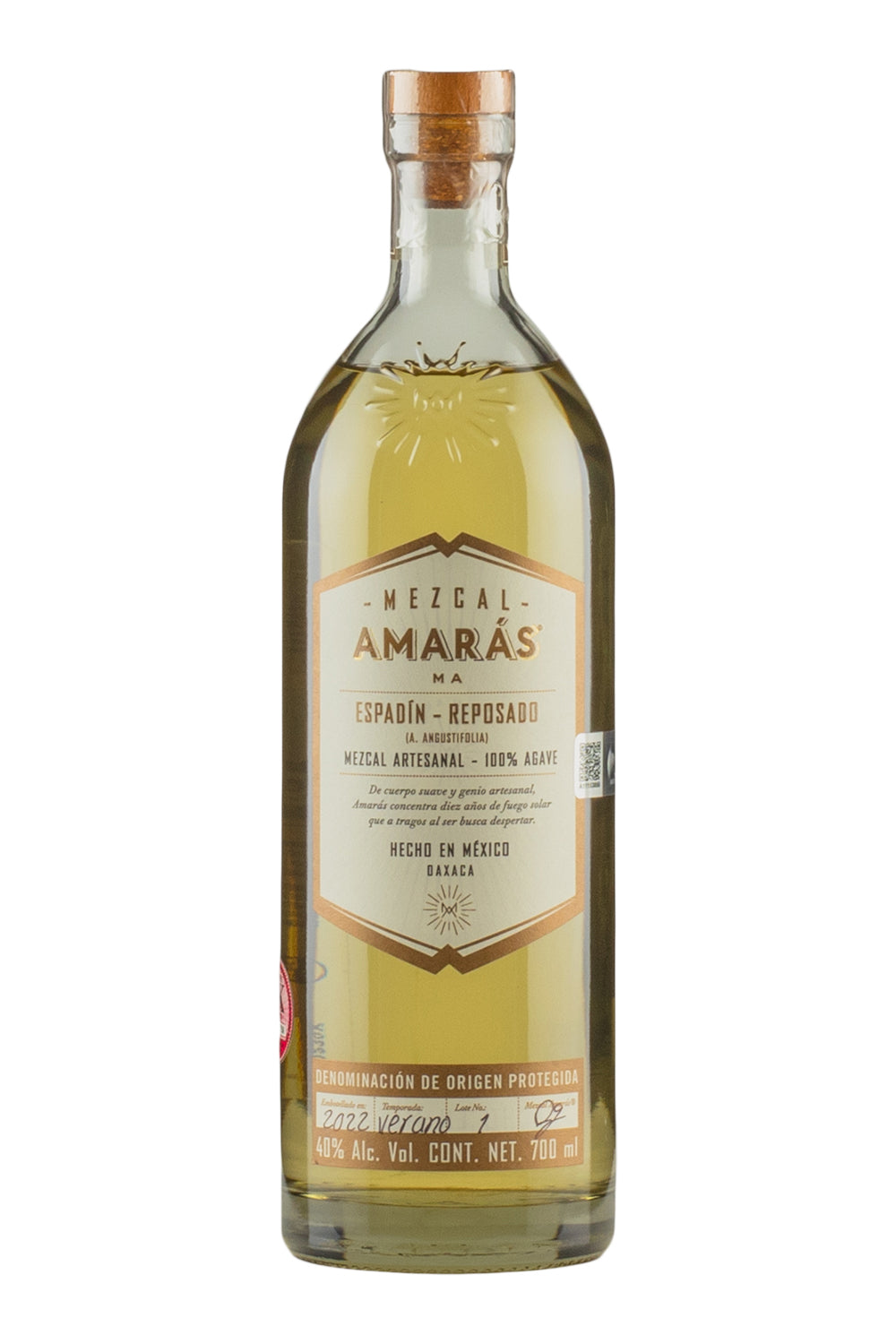 Mezcal Amaras Reposado