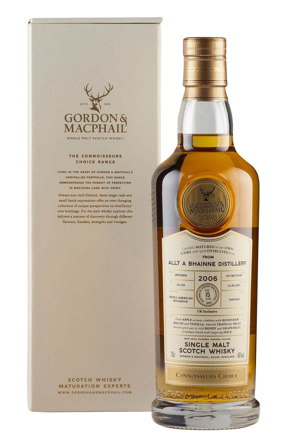 Allt a Bhainne 15 Year Old Connoisseurs Choice Gordon & MacPhail 2006