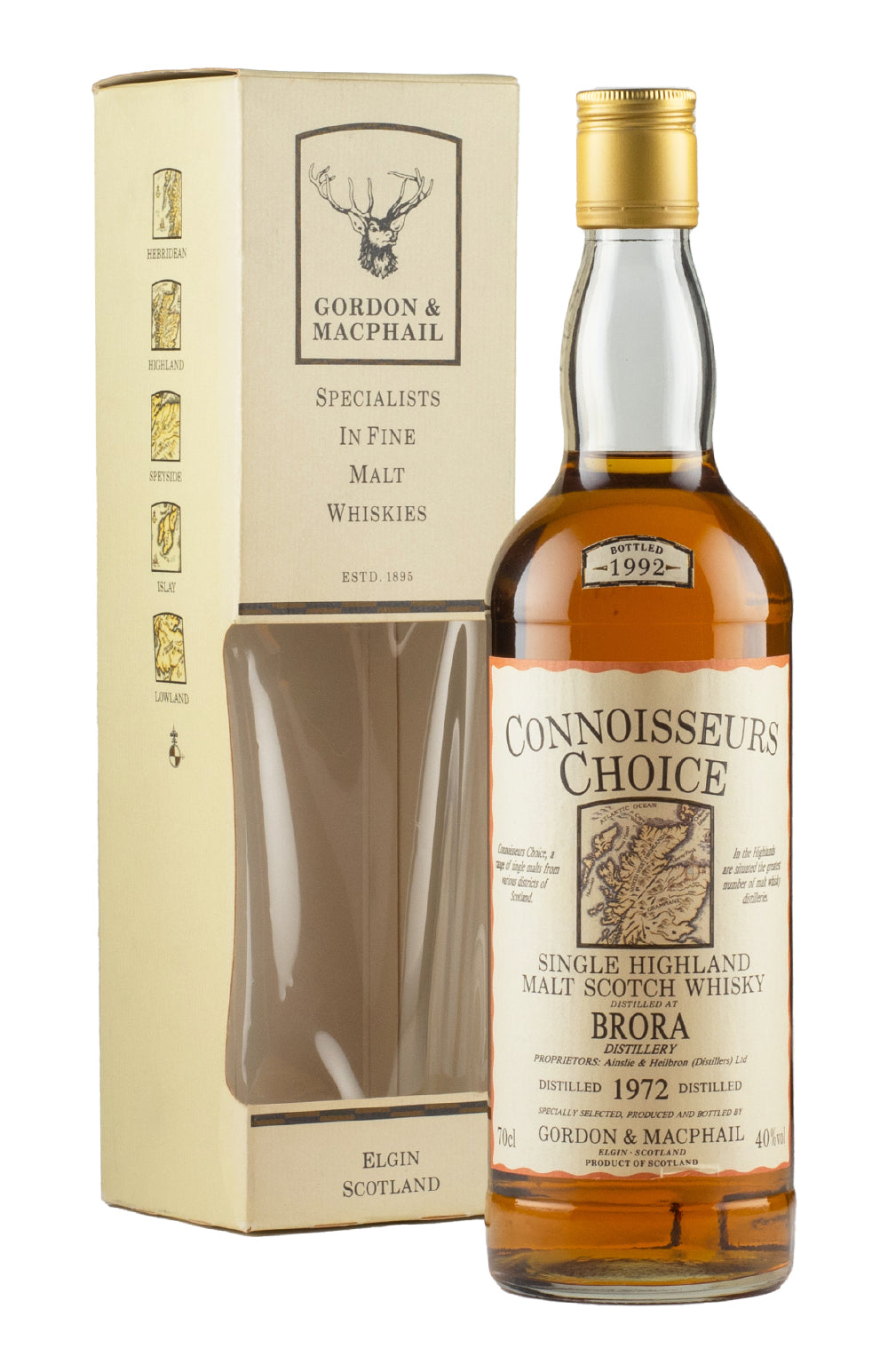 Brora Connoisseurs Choice Gordon & MacPhail (Bottled 1992) 1972