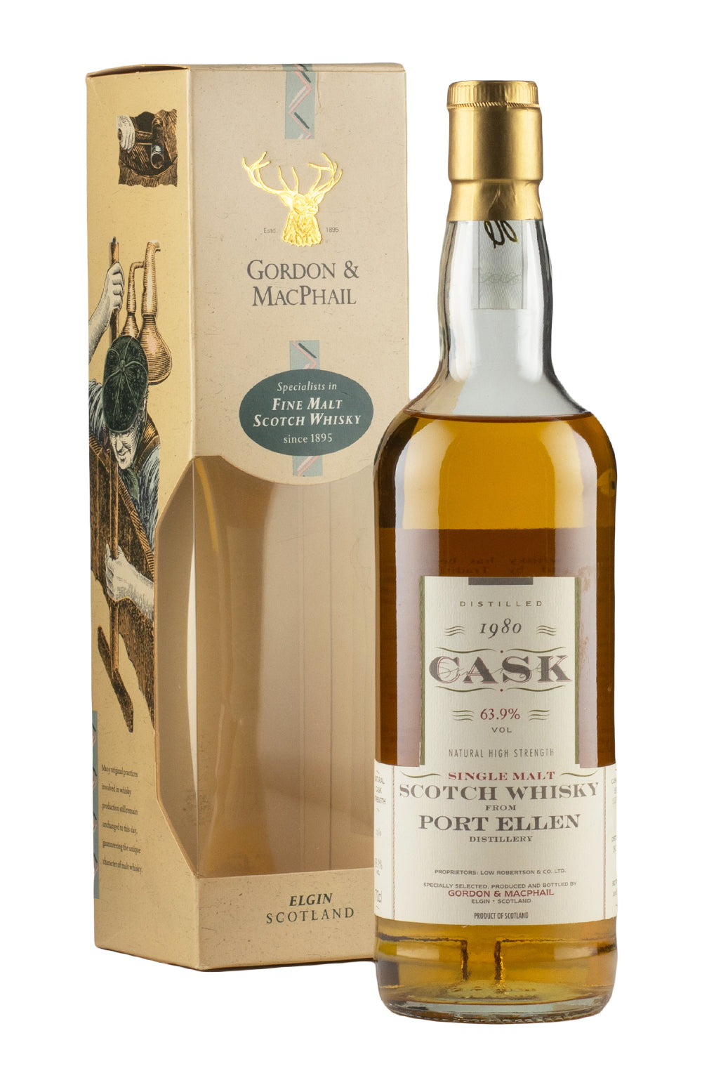 Port Ellen Cask Stregnth Gordon & Macphail (Bottled 1996) 1980