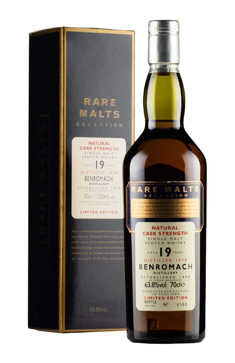 Benromach 19 Year Old  Rare Malts (Bottled 1998) 1978