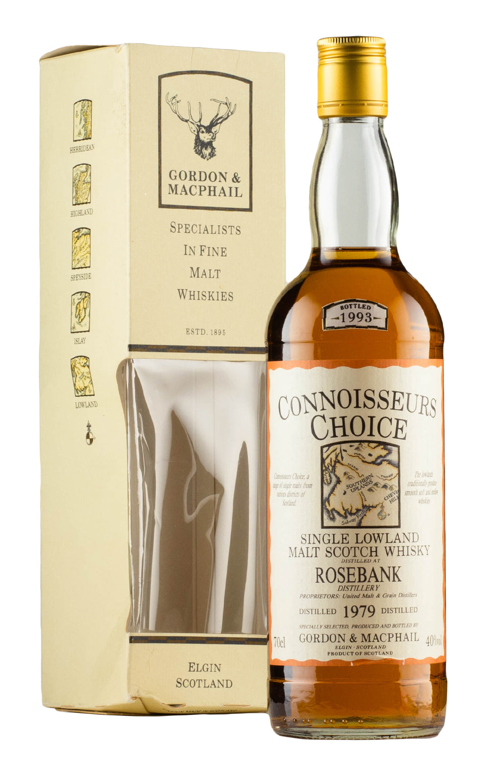 Rosebank Connoisseurs Choice Gordon and Macphail (Bottled 1993) 1979