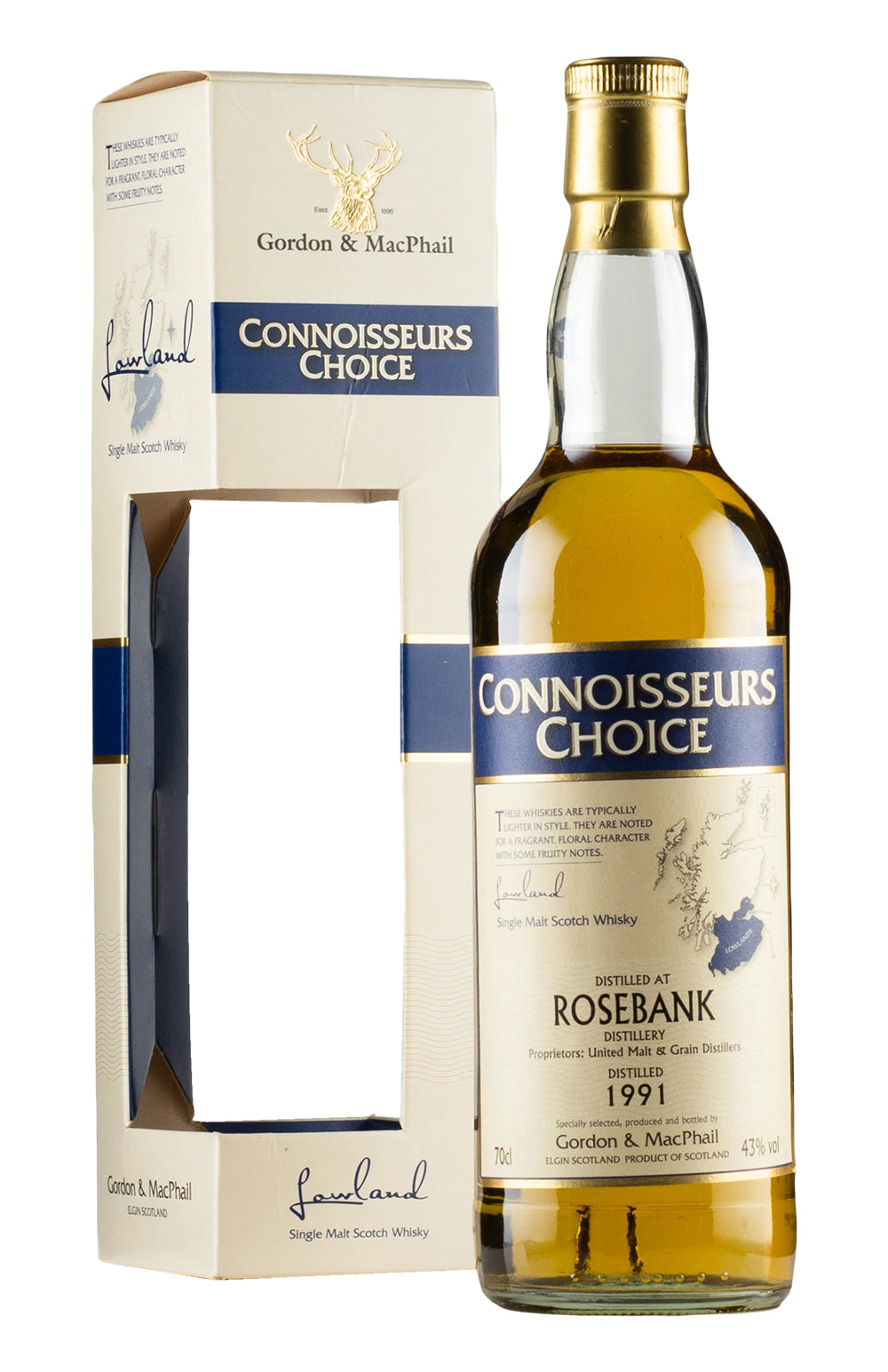 Rosebank Connoisseurs Choice Gordon and Macphail (Bottled 2008) 1991