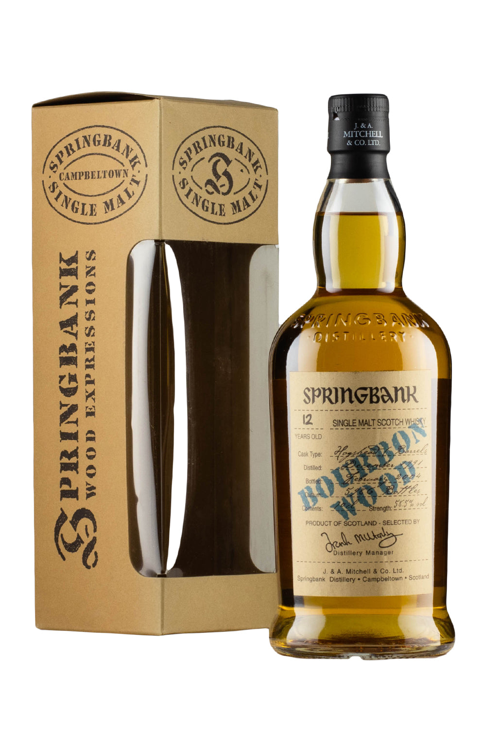 Springbank 12 Year Old Bourbon Wood (Bottled 2004) 1991