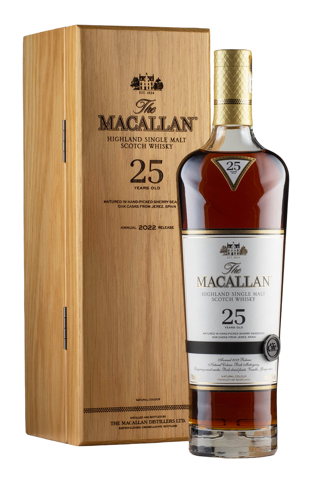 Macallan 25 Year Old Sherry Oak (2022 Release) – Hedonism Wines
