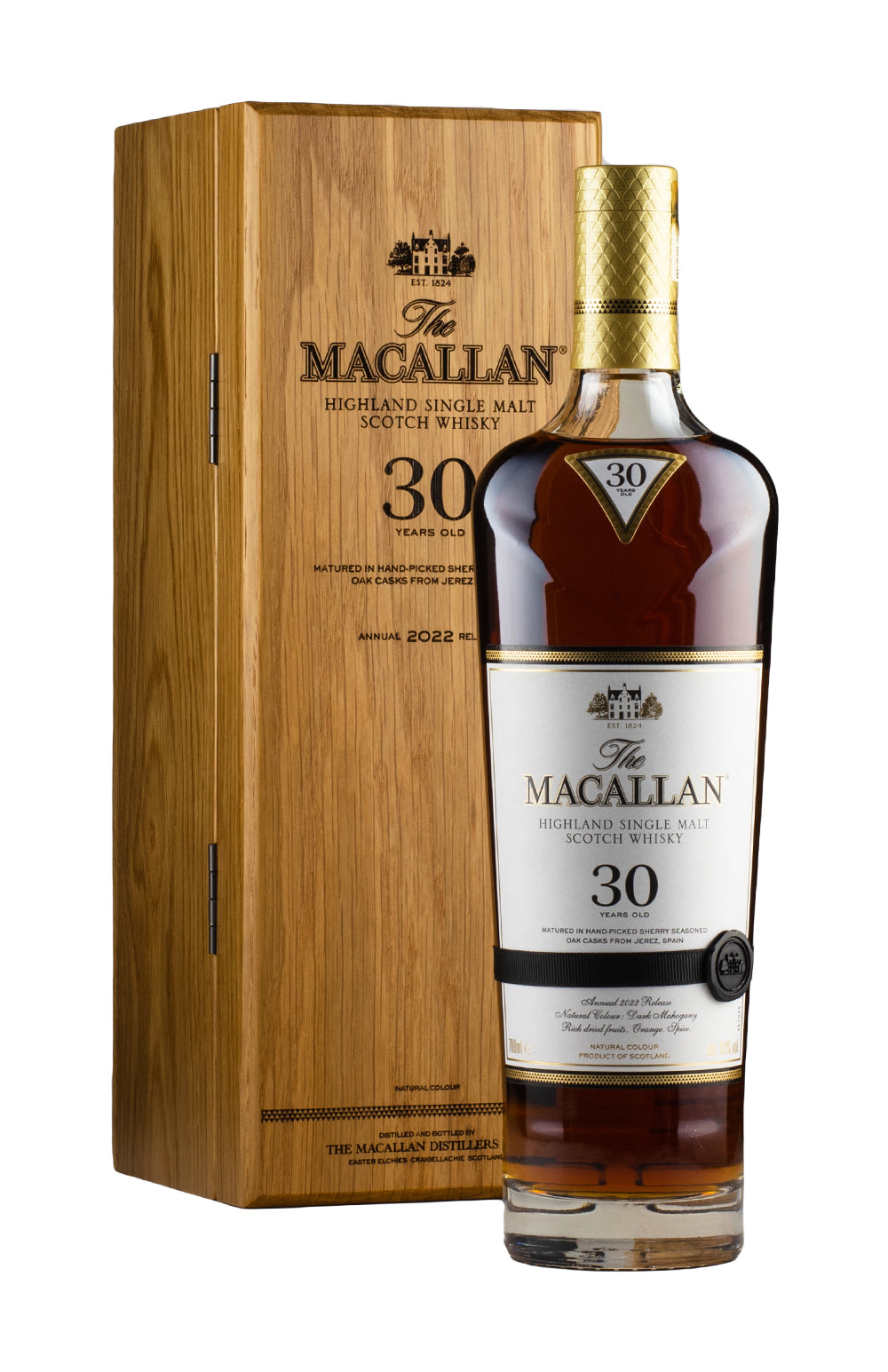 Macallan 30 Year Old Sherry Oak (2022 Release)