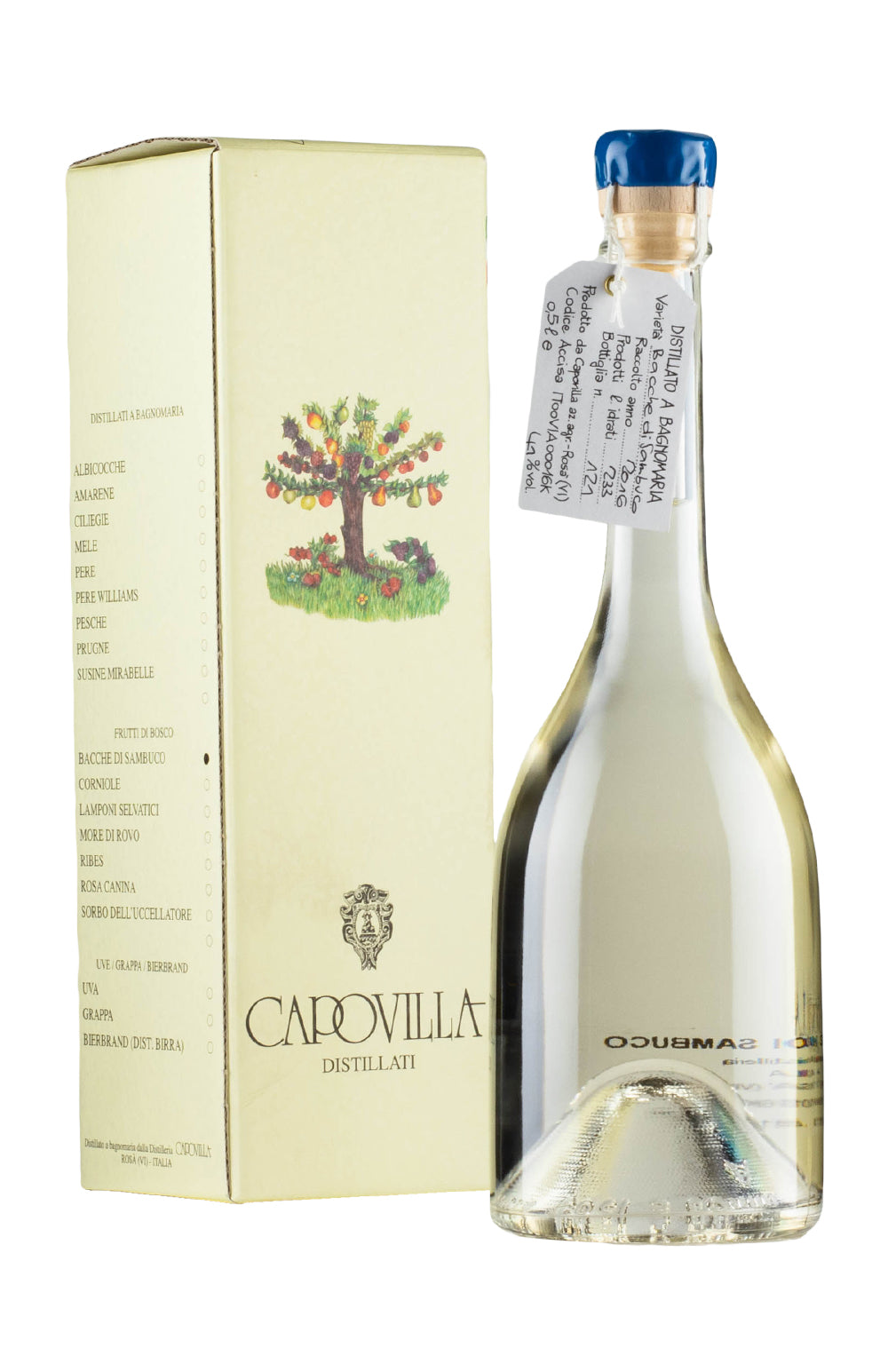 Capovilla Distillato Bacche di Sambuco Eau de Vie