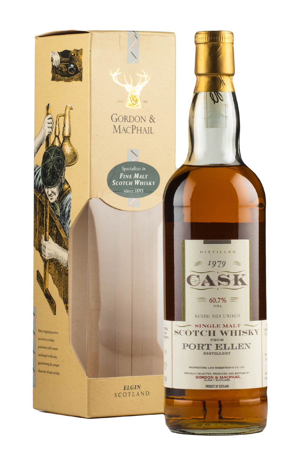 Port Ellen Cask Strength Gordon & Macphail (Bottled 2000) 1979