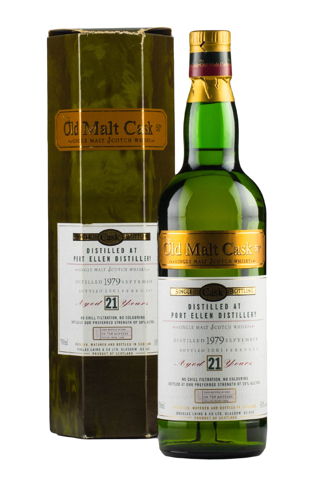 Port Ellen 21 Year Old Old Malt Cask Douglas Laing (Bottled 2001) 1979