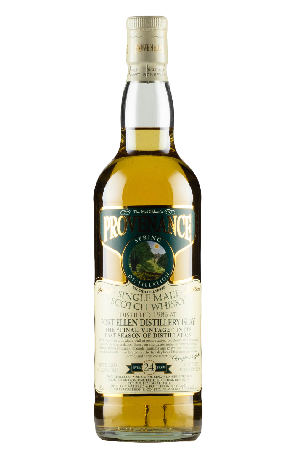 Port Ellen 24 Year Old McGibbons Provenance (Bottled 2008) 1983