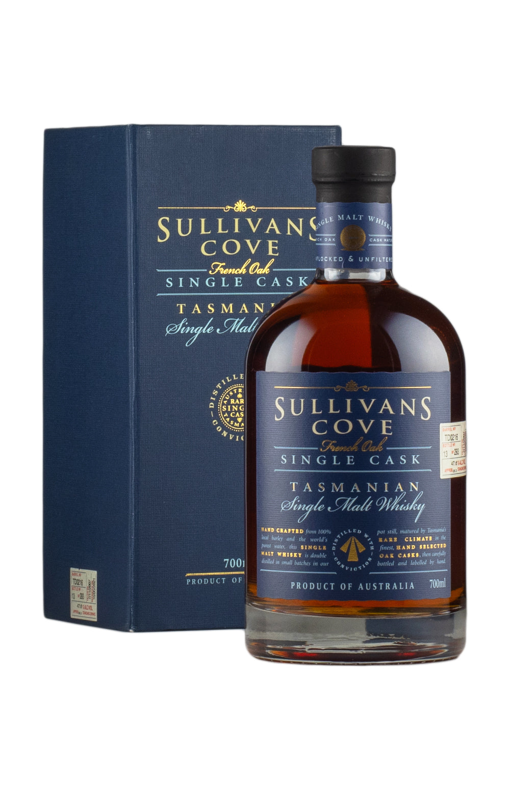 Sullivans Cove French Oak Ex Tawny Single Cask TD216