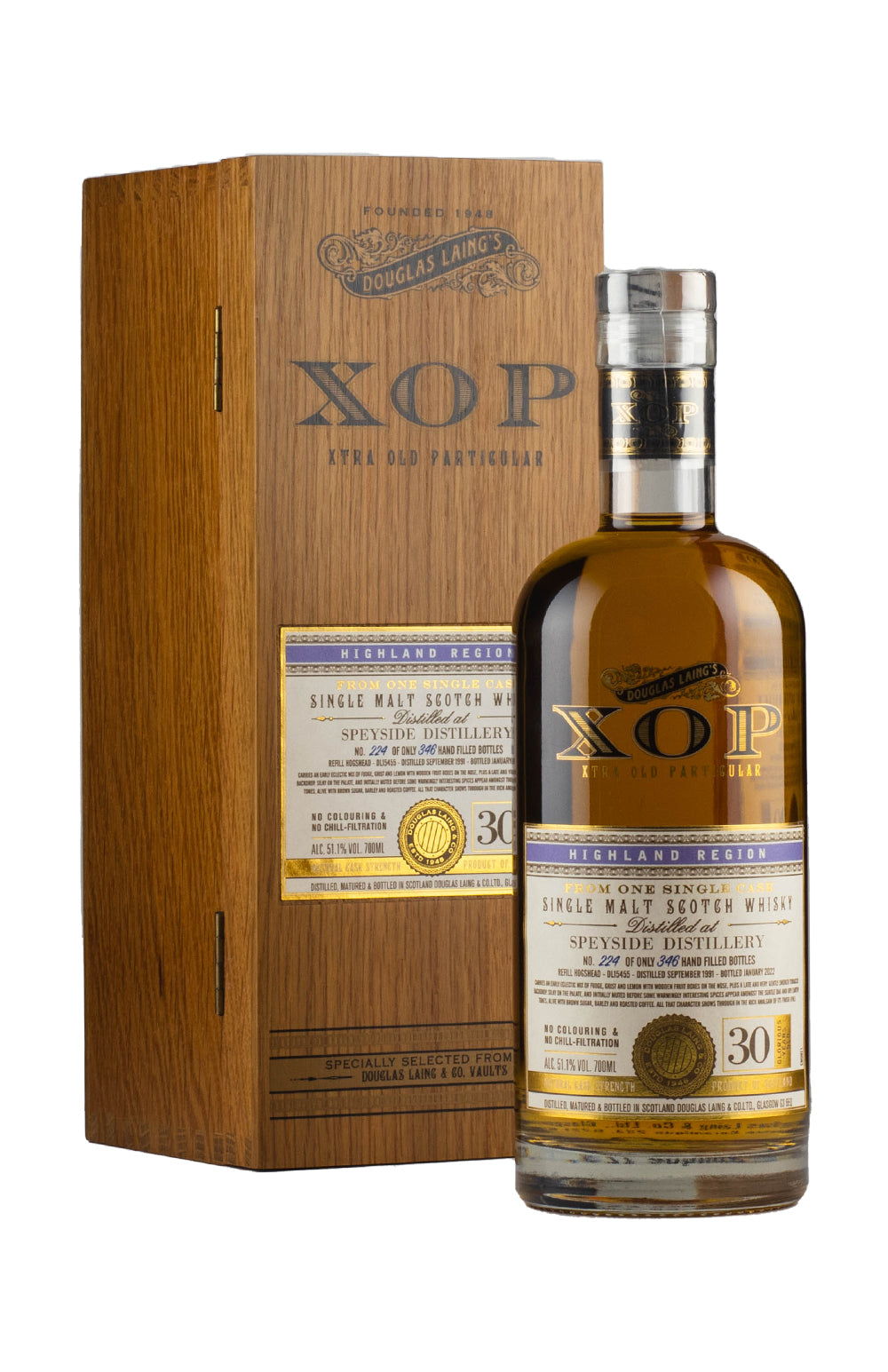 Speyside 30 Year Old Xtra Old Particular 1991