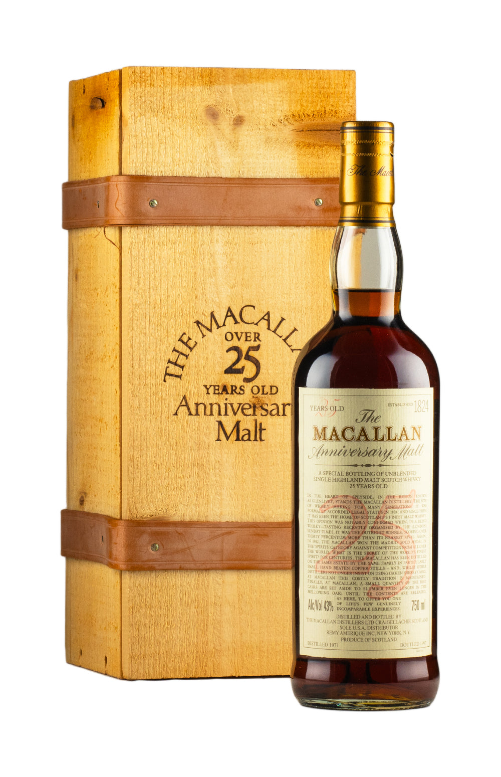 Macallan 25 Year Old Anniversary Malt 1971