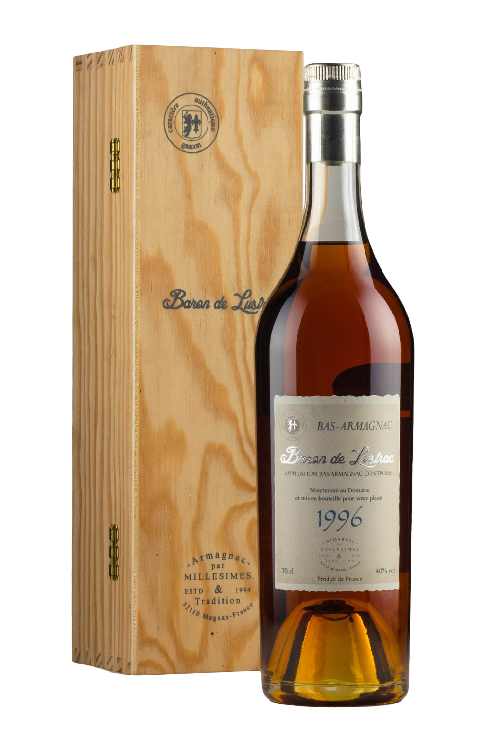 Baron de Lustrac Vintage Armagnac 1996