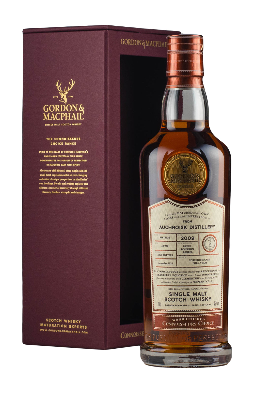 Auchroisk 13 Year Old Connoisseurs Choice Gordon & MacPhail 2009