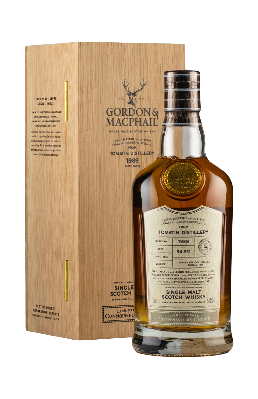 Tomatin 32 Year Old Connoisseurs Choice Gordon & MacPhail 1989