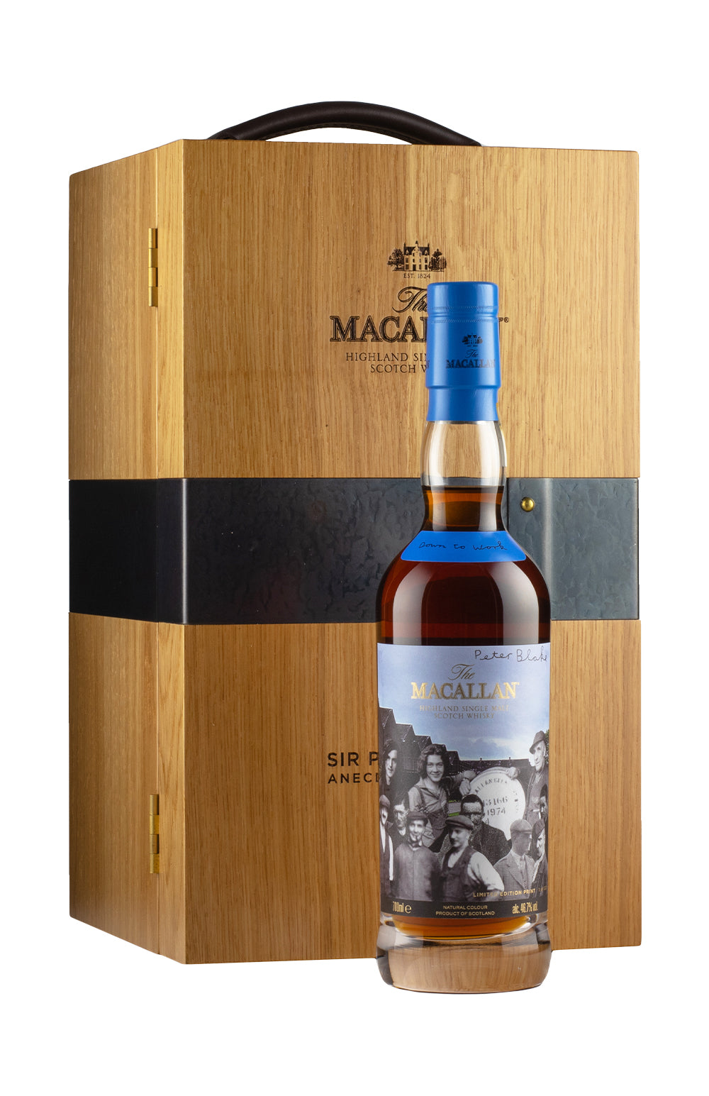 Macallan Sir Peter Blake Down to Work 1967