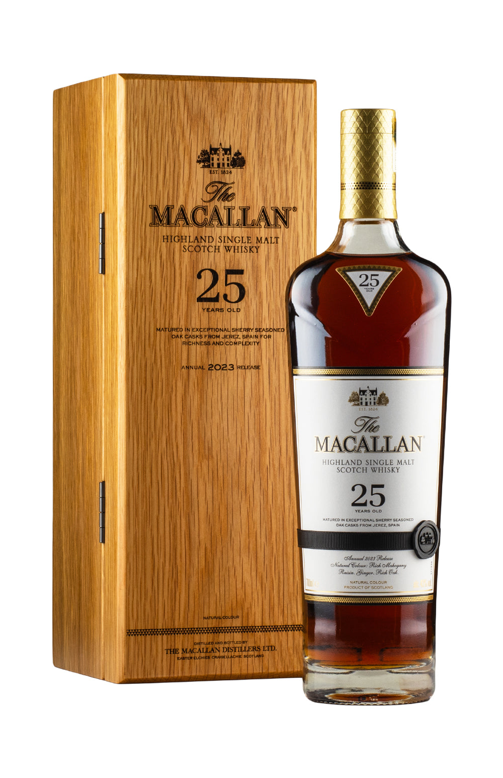 Macallan 25 Year Old Sherry Oak (2023 Release)