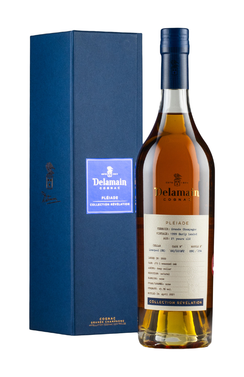 Delamain 21 Year Old Pleiade Collection Revelation 1999