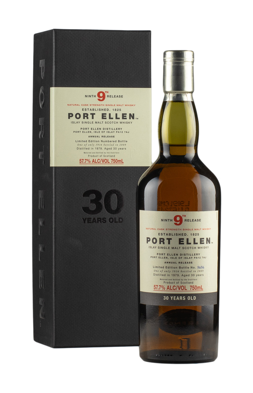 Port Ellen 30 Year Old 9th Release 1979