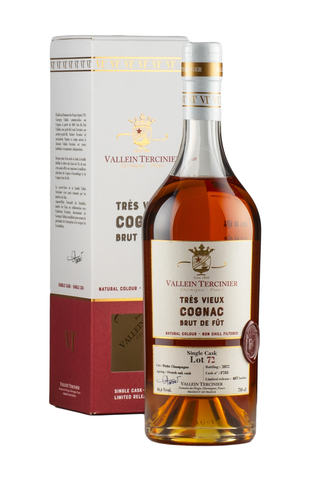 Vallein-Tercinier Lot 72 Petite Champagne