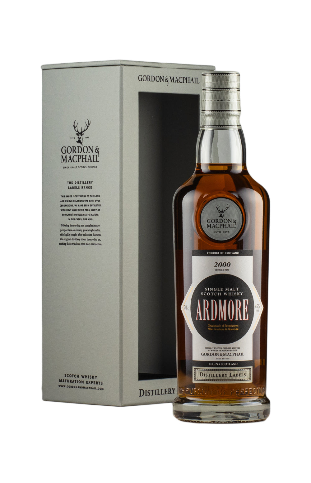 Ardmore Distillery Labels Gordon & MacPhail 2000
