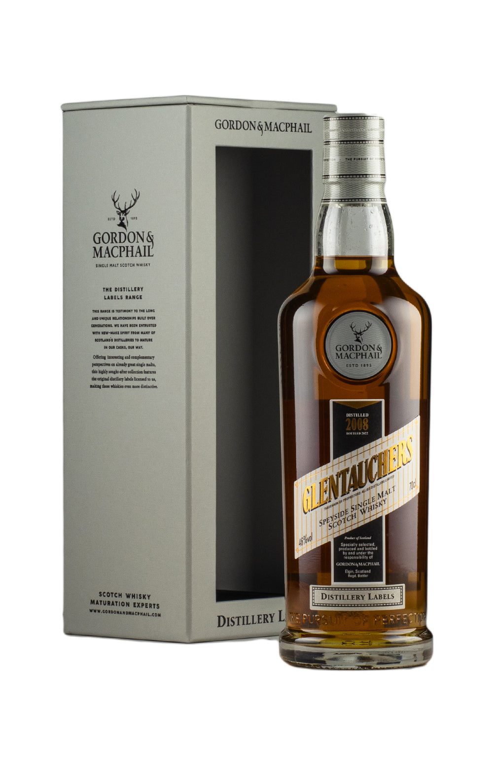 Glentauchers Distillery Labels Gordon & MacPhail 2008