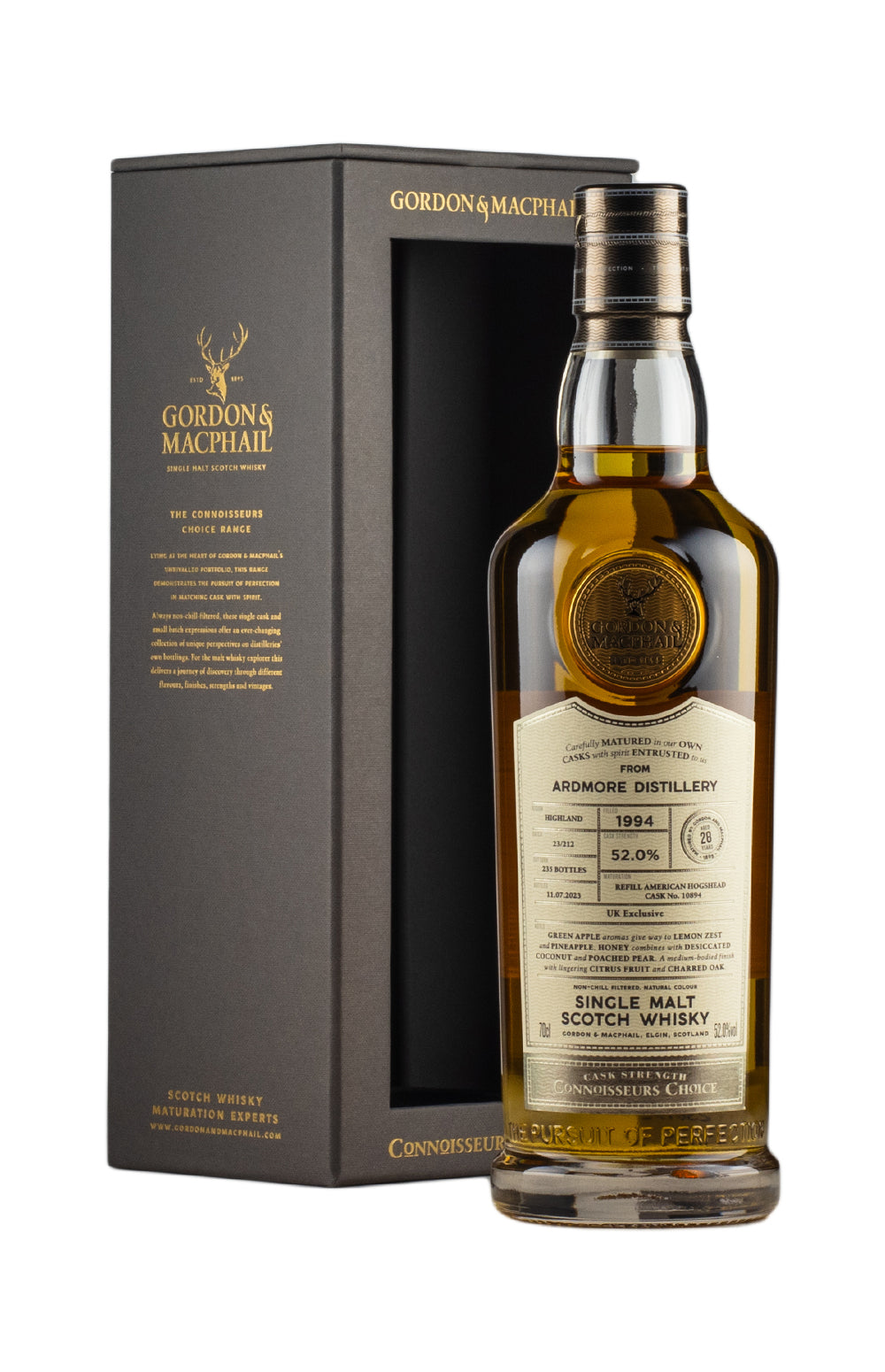 Ardmore 28 Year Old Connoisseurs Choice Gordon & Macphail 1994