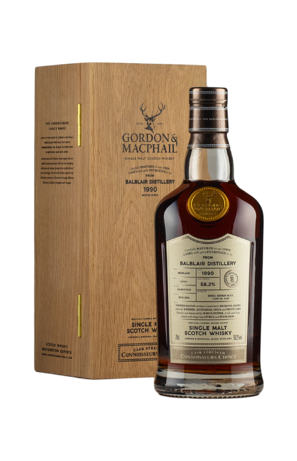 Balblair 32 Year Old Connoisseurs Choice Gordon & MacPhail 1990
