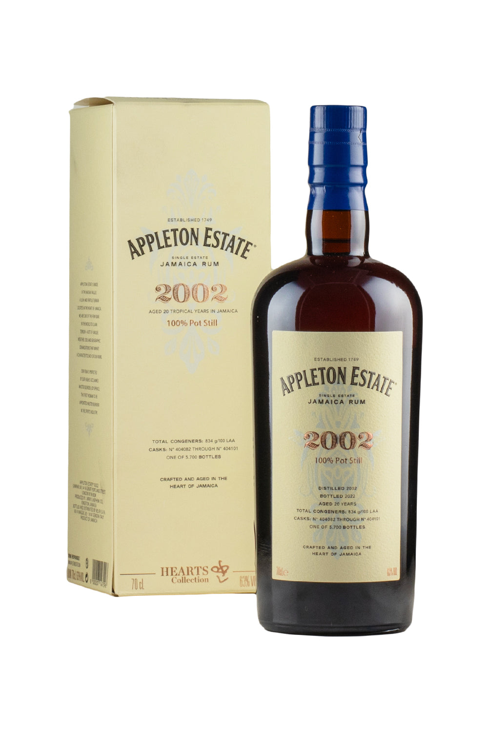 Appleton Estate 20 Year Old Hearts Collection 2002