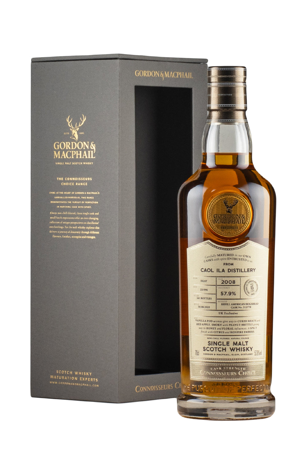 Caol Ila 15 Year Old Connoisseurs Choice Gordon & MacPhail 2008