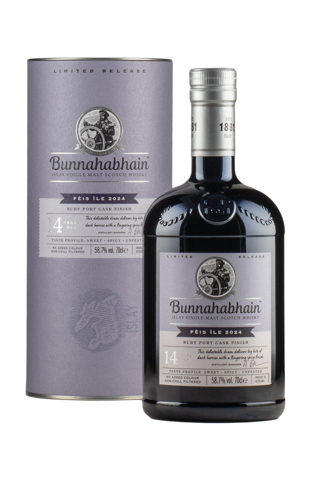 Bunnahabhain 14 Year Old Ruby Port Finish