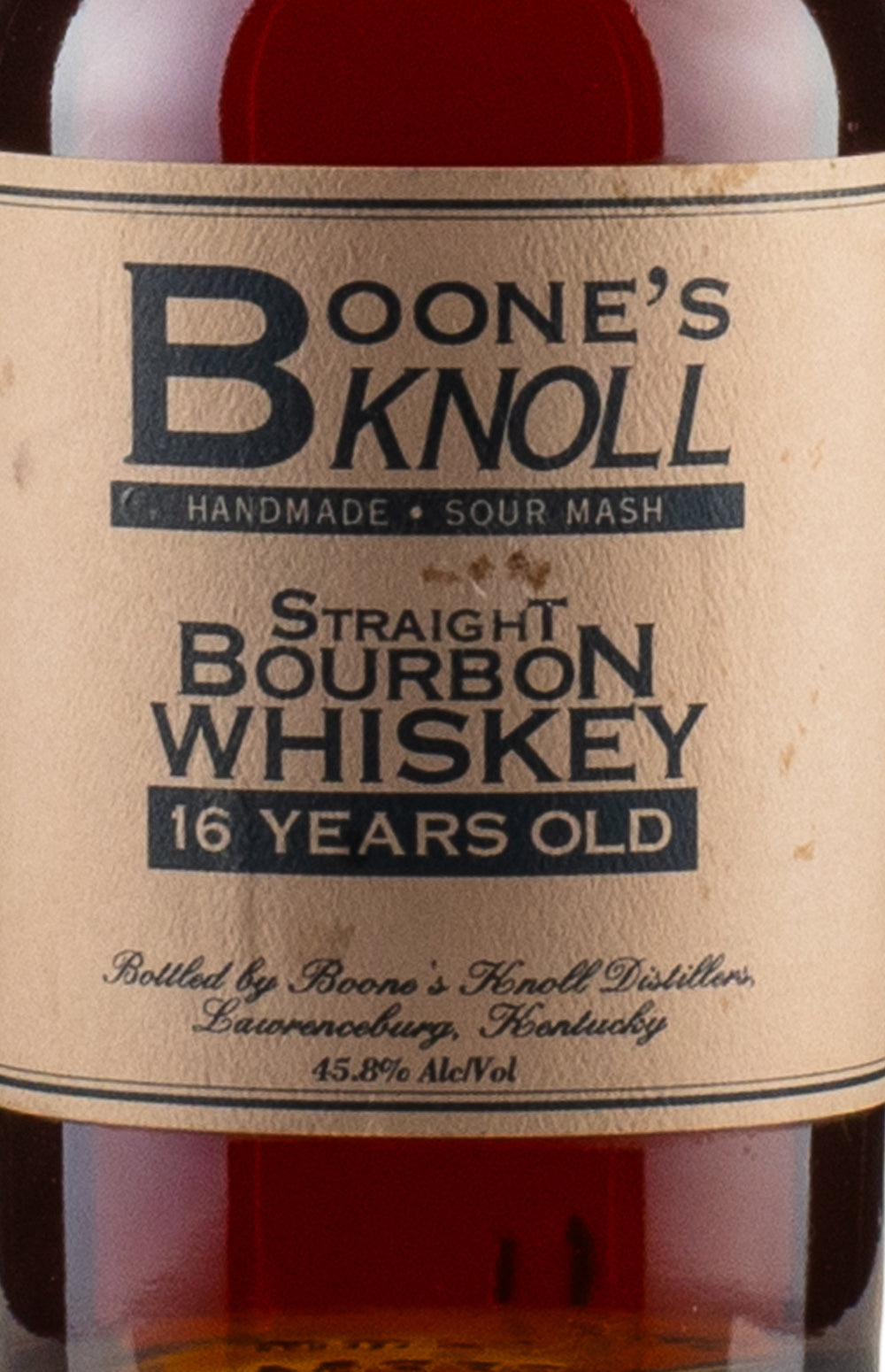 Boone`s Knoll 16 Year Old 1974