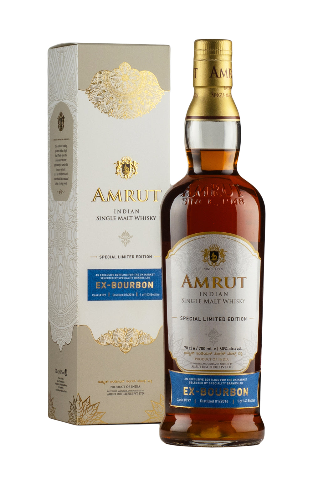 Amrut Single Malt Bourbon Cask 2016