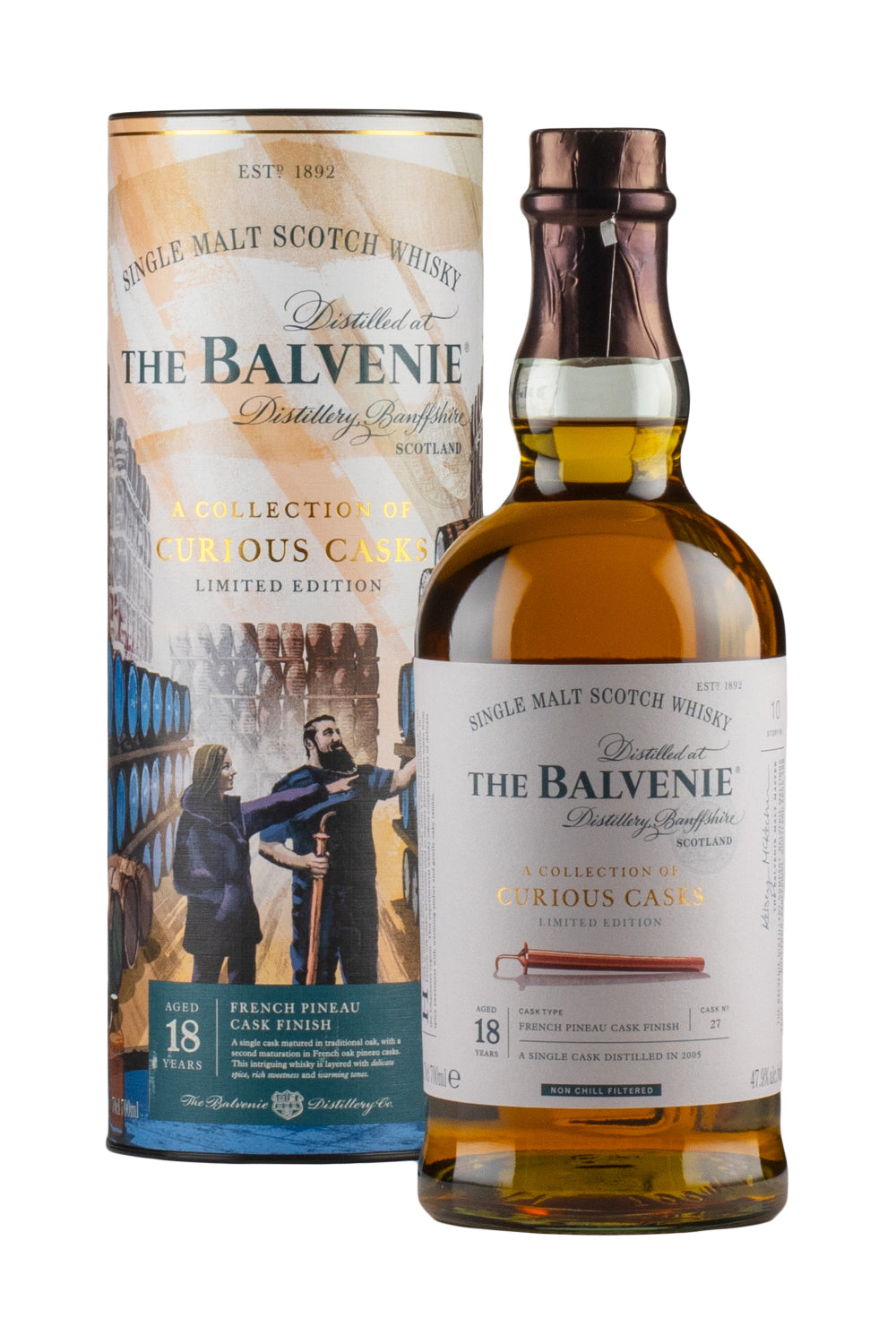 Balvenie 18 Year Old Curious Casks French Pineau Cask – Hedonism Wines
