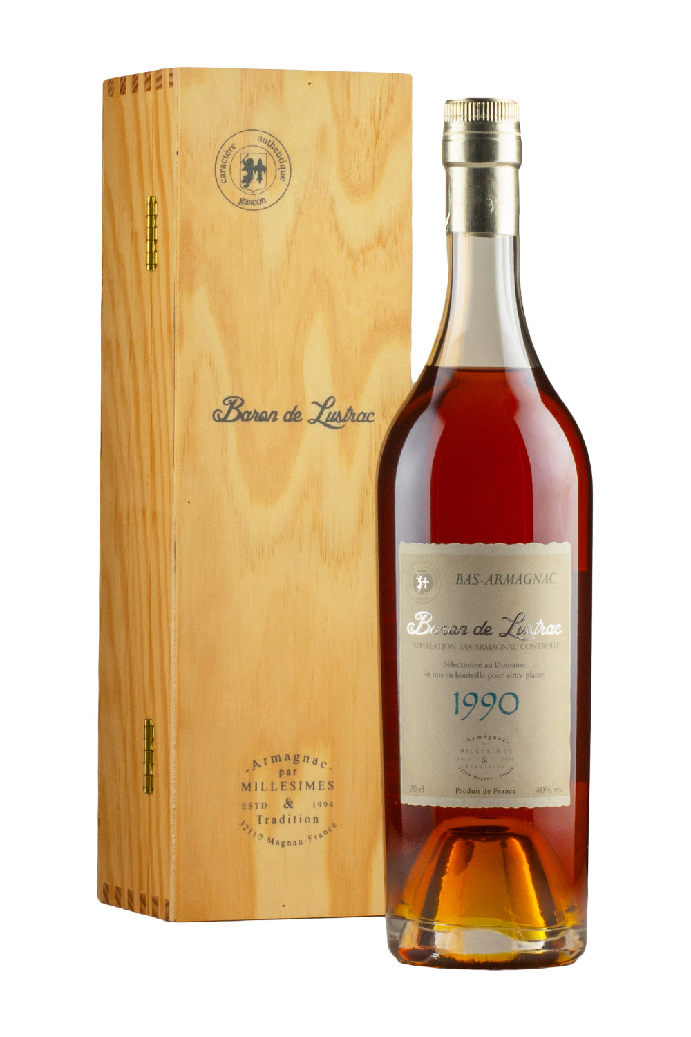 Baron de Lustrac Vintage Armagnac 1990