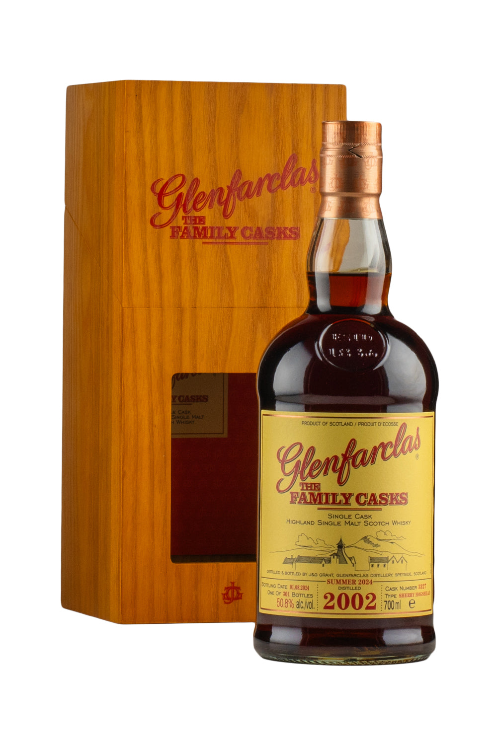 Glenfarclas 21 Years Old Family Cask 3327 2002